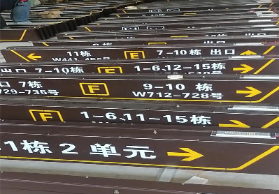 道真广告标识中，常见的几种安装方式。