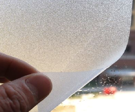 道真玻璃门外面粘广告用什么材料好？